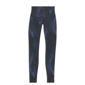 Women's Blue Patterned Leggings